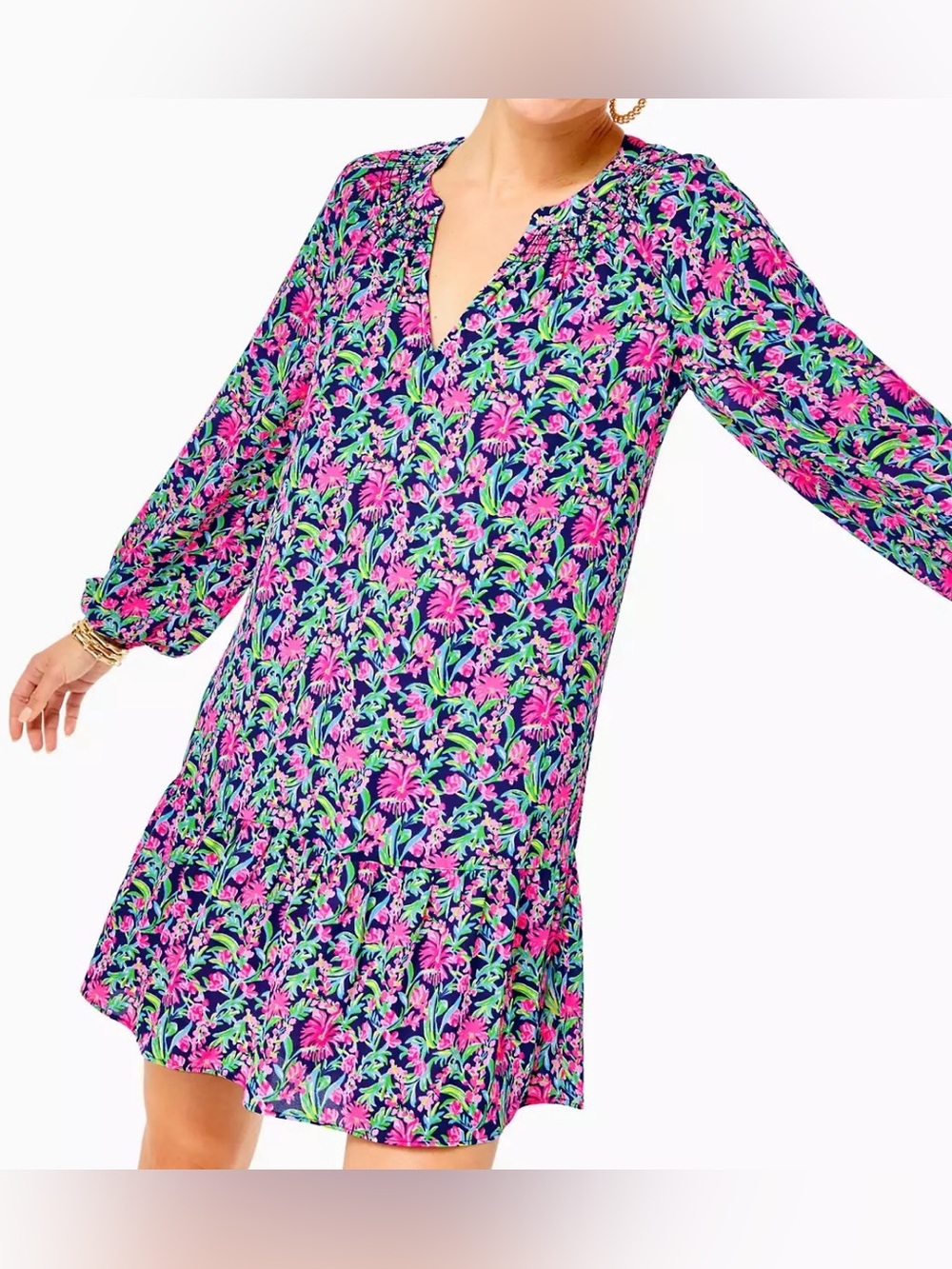LILLY PULITZER Lucee Long Sleeve Mini Dress